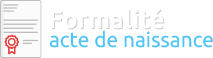 logo formalitÃ© acte de naissance